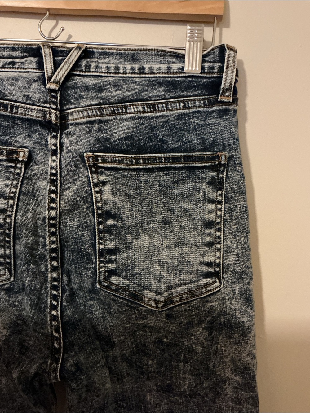 Veronica Beard Maera High Rise Skinny Jeans Indigo Acid Wash - Picture 7 of 11